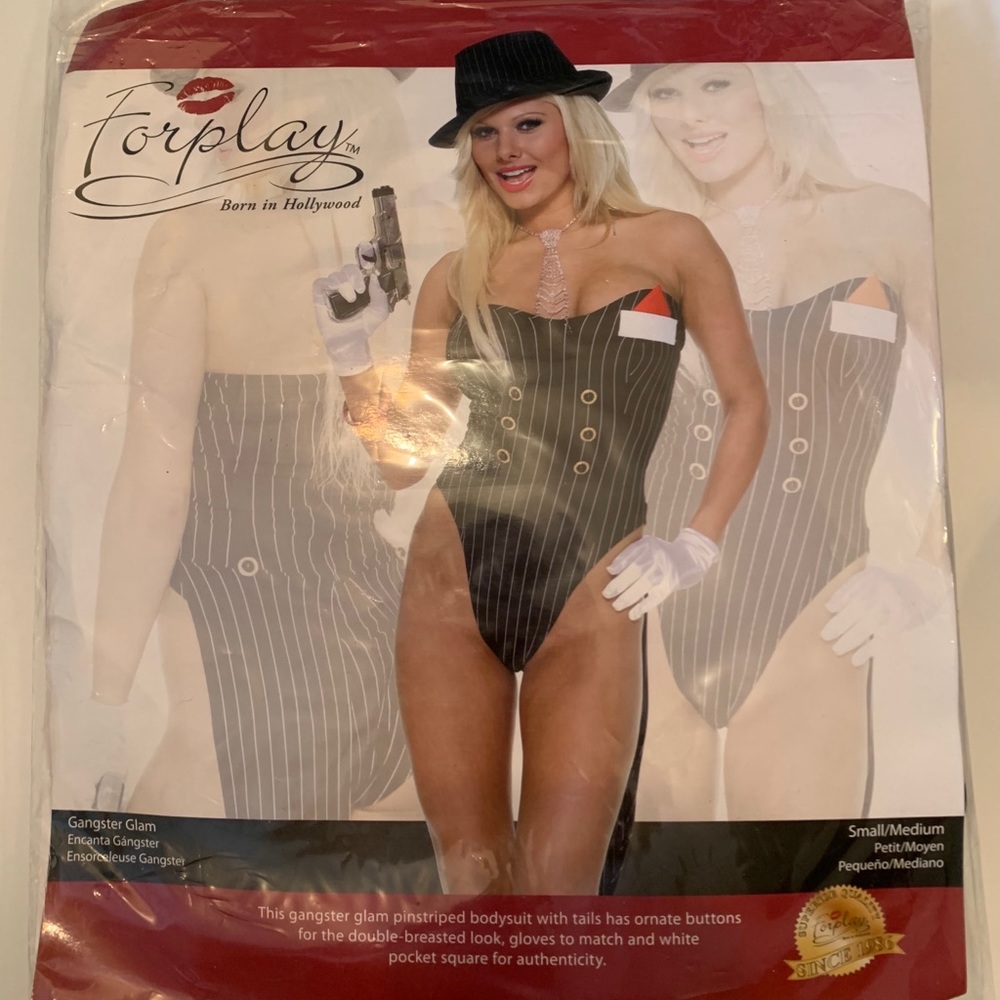 Sexy Gangster Glam Costume: Size Small/Medium